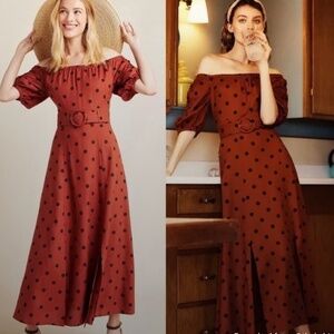 Anthropologie Polka Dot Dress
